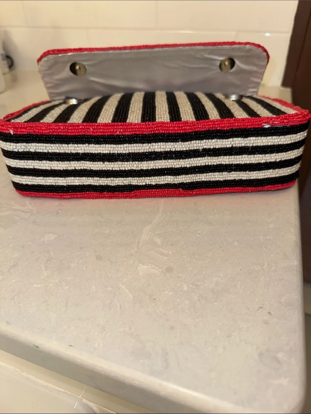 Handcrafted in India beaded bag